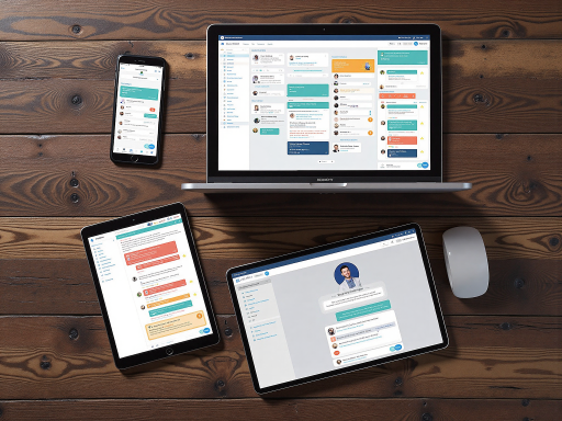 AI聊天机器人工具界面，显示对话框和智能回复，浅色背景，现代设计风格